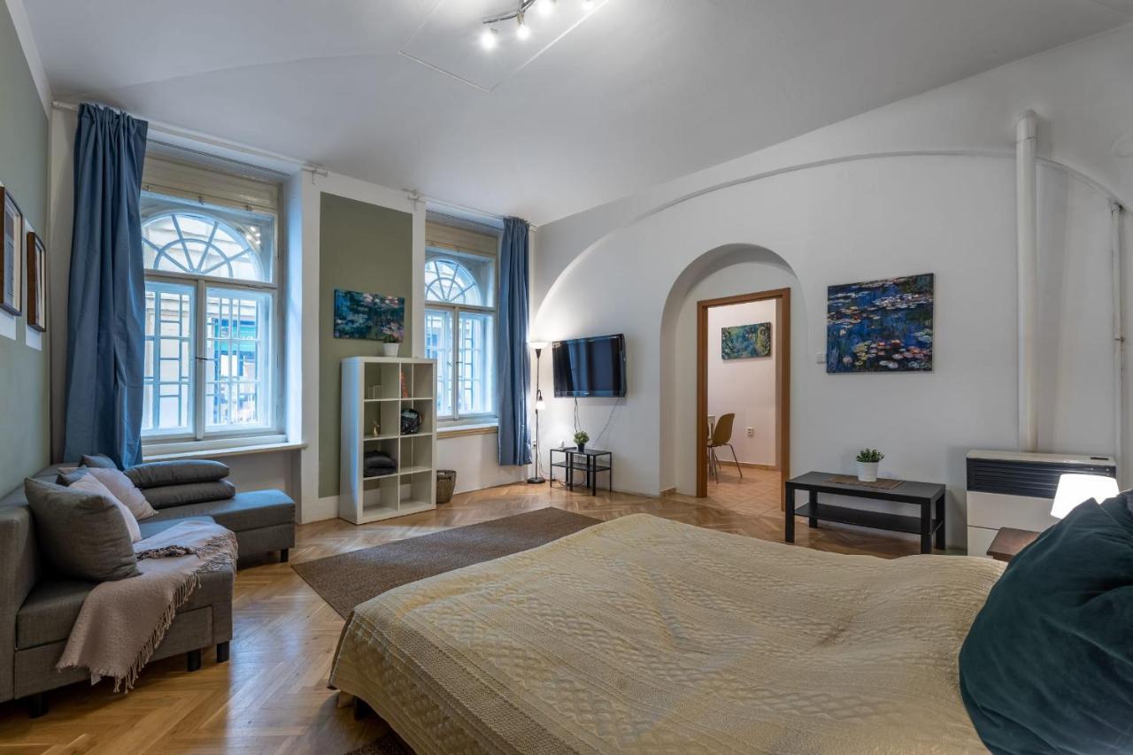 Spacious 3 Bedroom Apartment In The Heart Of Prag Eksteriør billede